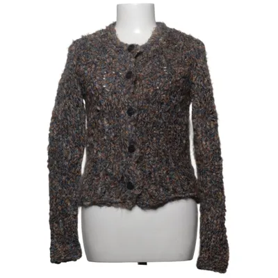 Cardigan (Blue, Brown, Multicolored) from Sandwich Acrylic, Mohair, Polyamide, Polyester