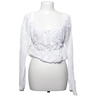 Crop top (White) from Nelly Cotton, Viscose