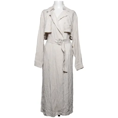 Trenchcoat (Linen Trench Coat) fra NLY Trend Linned, Viscose