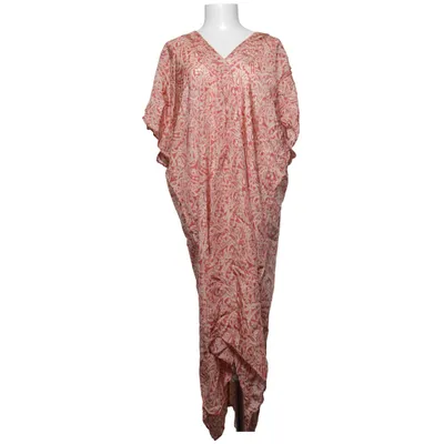 Tuniek (Rood, Beige) van Zara Cupro, Viscose