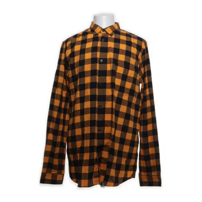 Flannel shirt (Yellow, Black) from Win Win Cotton, Polyester