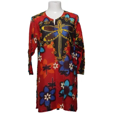 Tunic (Red, Blue, Multicolored) from Sammy Shop Cotton