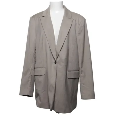 Blazer (Gray, Beige) from H&M Modern Classic Elastane, Polyester, Viscose