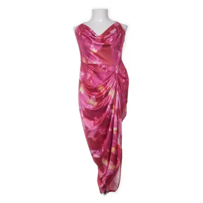 Robe (Rose, Multicolore) de Shein Élasthane, Polyester