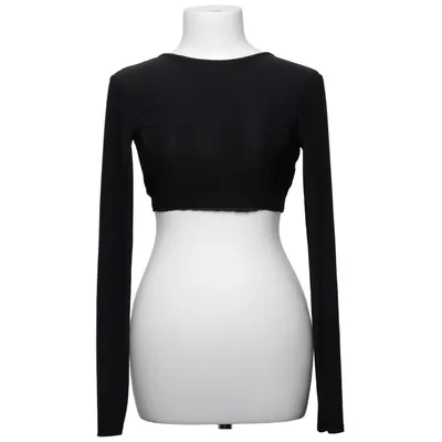 Crop Top (Schwarz) von PrettyLittleThing Elasthan, Polyester