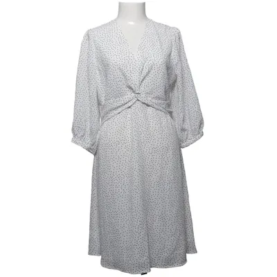 Dress (White, Black) from Sweewë Polyester