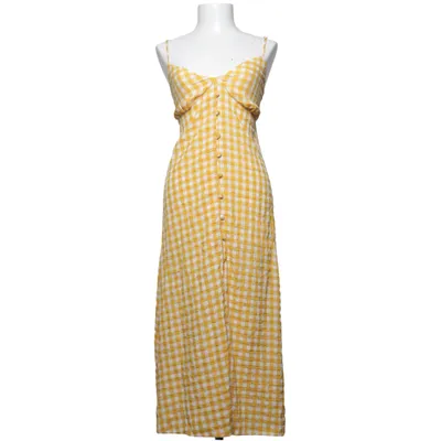 Maxi dress (Yellow, White) from Chiquelle Polyester, Viscose