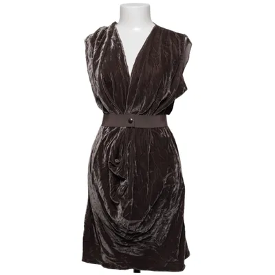 Kjole (Brun) fra Dagmar Silke, Viscose