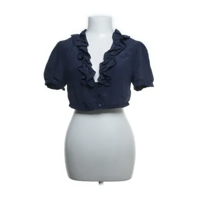 Crop top (Blue) from Kinga Mathe Silk