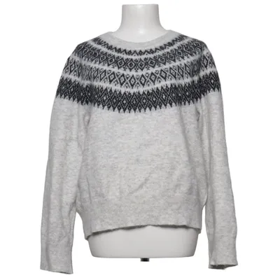 Sweater (Grå, Sort) fra Magasin Du Nord Alpacauld, Elastan, Genanvendt polyester