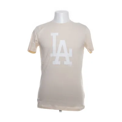 T-shirt (Beige, White) from New Era Cotton