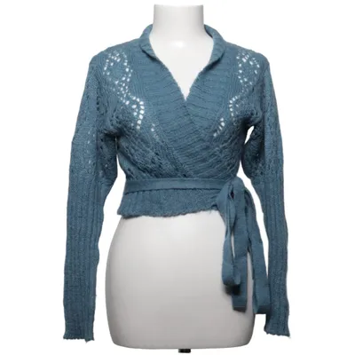 Cardigan cache-cœur (Bleu) de Sisley