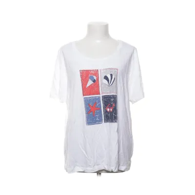 T-shirt (Blanc, Multicolore) de Collection L. Coton, Modal