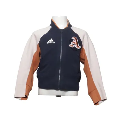 Sports jacket (Blue, White, Orange) from Adidas Cotton, Elastane, Polyamide, Recycled polyester