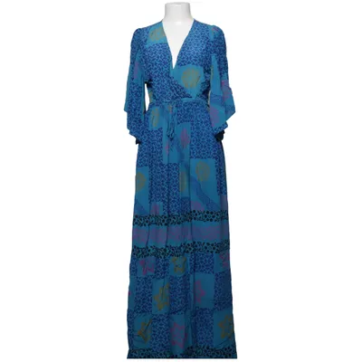 Maxi jurk (Blauw, Meerkleurig) van Sissel Edelbo Zijde