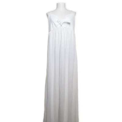 Långklänning (Vit) från ASOS Bomull