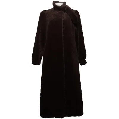 Manteau d'hiver (Marron) de Your Sixth Sense Laine d'alpaga, Mohair