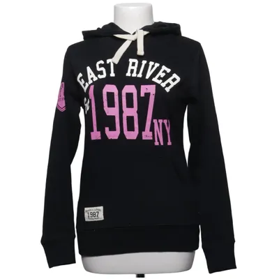 Capuchon sweater (Zwart, Wit, Roze) van Tribute Katoen, Polyester