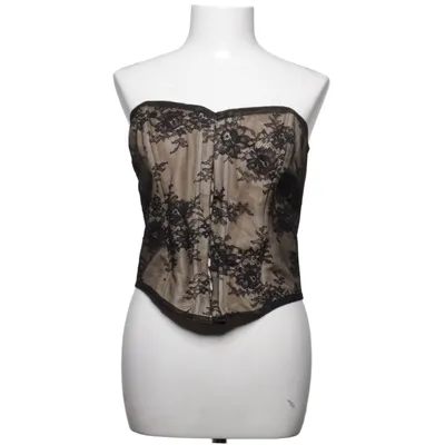 Korsett (Svart, Beige) från Betsey Johnson Polyamid, Polyester