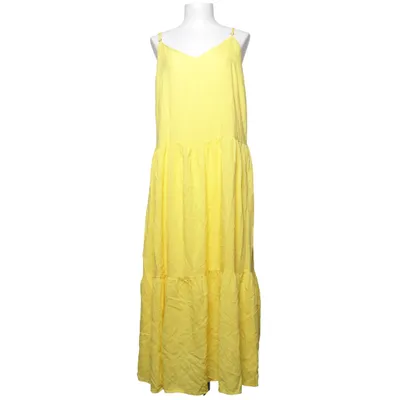 Robe longue (Jaune) de Nümph Coton, Viscose
