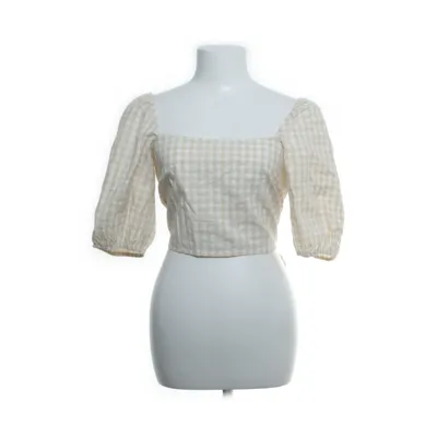 Top (Beige, Flerfarvet) fra H&M Bomuld, Linned