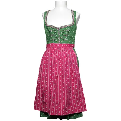 Dirndl (Grøn, Pink, Hvid) fra Wenger Bomuld
