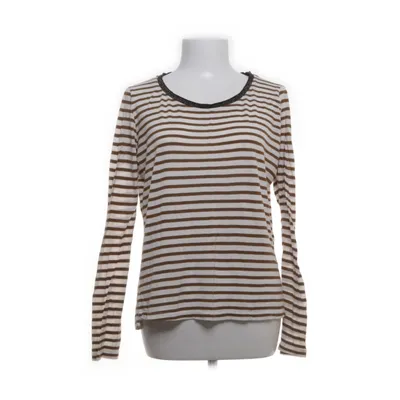 Lange mouwen shirt (Wit, Bruin) van Scotch & Soda by Maison Scotch Viscose
