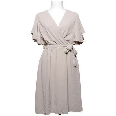 Wikkeljurk (Beige) van Fashion Musthaves Polyester