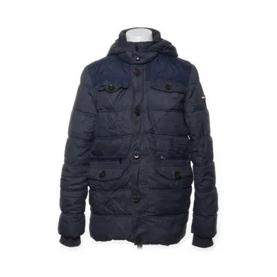 Winter jacket (Blue) from Tommy Hilfiger Denim Acrylic, Leather, Polyamide, Polyester