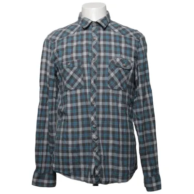 Chemise en flanelle (Bleu, Gris, Blanc) de Clockhouse by C&A Coton