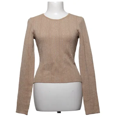 Trui (Beige, Goud) van NA-KD Metallvezel, Polyamide, Viscose