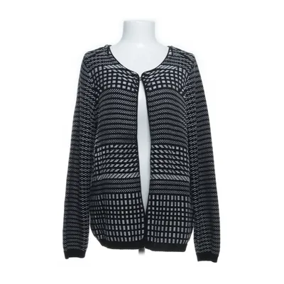 Cardigan (Black, White) from Gina Laura Collection Acrylic, Cotton