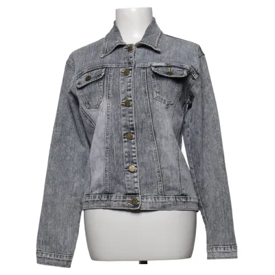 Denim jacket (Gray) from Saxx Cotton, Elastane