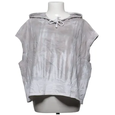 Short sleeve hoodie (Gray, White) from Forever 21