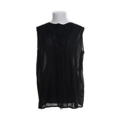 Top (Zwart) van Bon'a Parte Viscose, Katoen