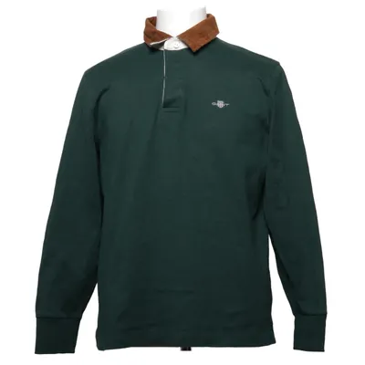 Rugby shirt (Green, Brown, White) from GANT Cotton