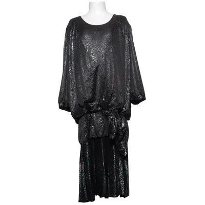 Robe (Noir, Argent) de Golden Gate Acétate, Polyamide, Polyester