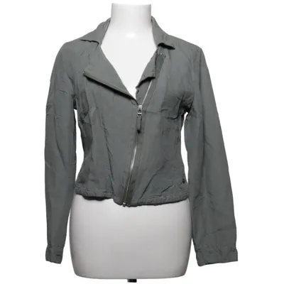 Biker jacket (Gray) from Zero Cotton, Linen, Viscose