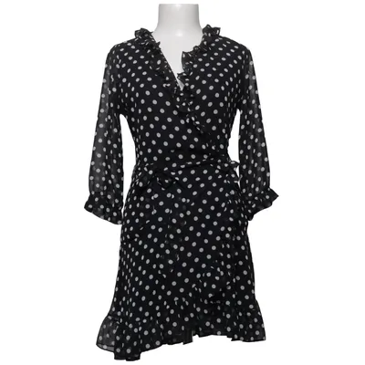 Robe portefeuille (Noir, Blanc) de Mudo Collection Polyester