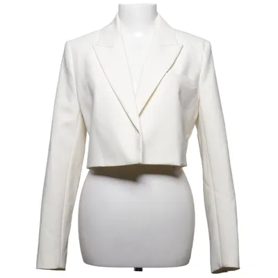 Blazer (Blanc) de Zara Élasthane, Polyester, Viscose