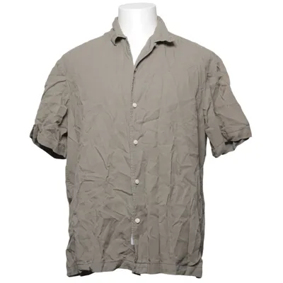 Korte mouwen shirt (Groen) van Selected Homme Linnen, Lyocell