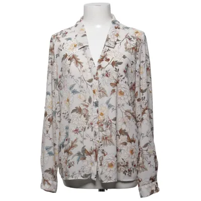 Blouse (Wit, Bruin, Roze) van Zara Basic Collection
