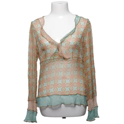 Blouse (Oranje, Blauw, Meerkleurig) van Massimo Dutti