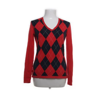 Pullover (Röd, Flerfärgad) från Tommy Hilfiger Bomull, Metallfiber, Polyester