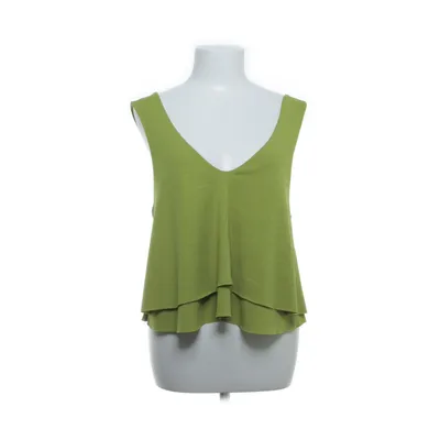 Crop top (Grön) från Zara Collection Elastan, Polyester