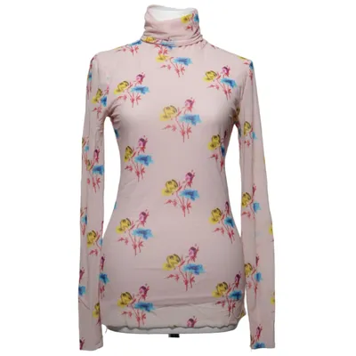 Top (Roze, Meerkleurig) van Ganni Elastaan, Polyamide