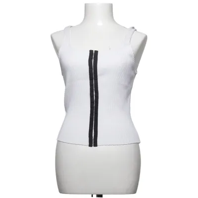 Tank Top (White) from Mango Cotton, Elastane, Polyester