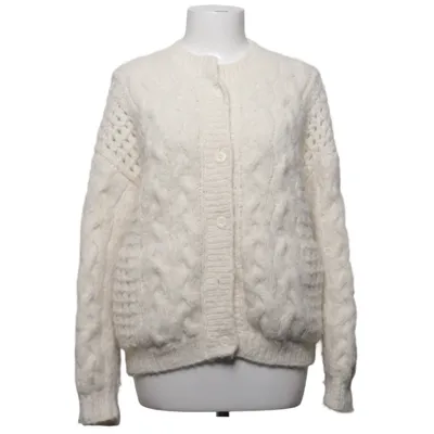 Cardigan (Blanc) de INTI Acrylique, Laine d'alpaga, Polyamide