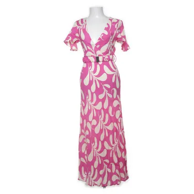Maxi jurk (Roze, Wit, Meerkleurig) van Guts & Gusto Polyester, Viscose