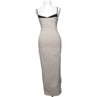 Robe longue (Beige) de Boohoo Élasthane, Polyamide, Viscose